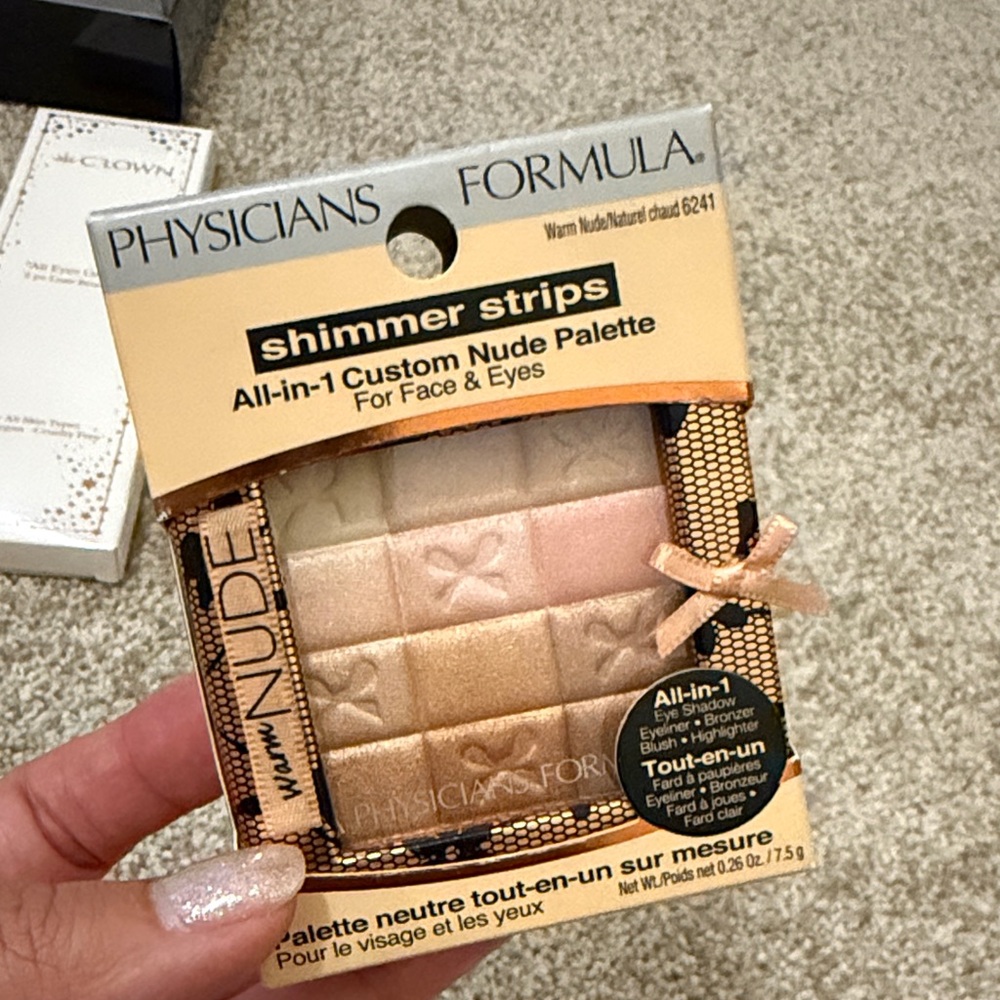 Physicians Formula Warm Nude Shimmer Strips Palette new